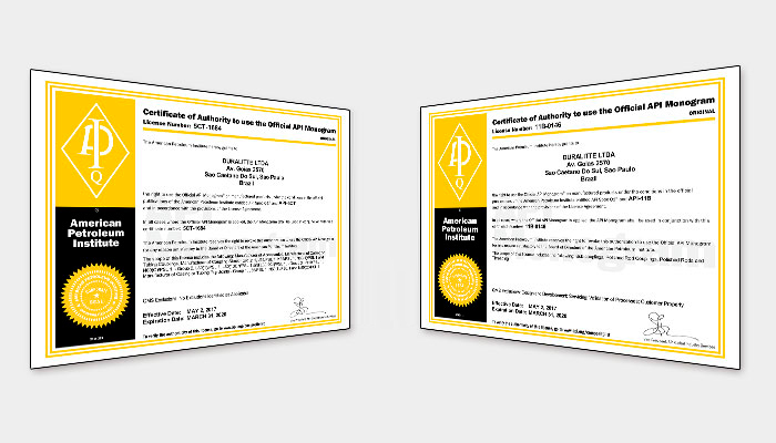Duralitte certificaciones API